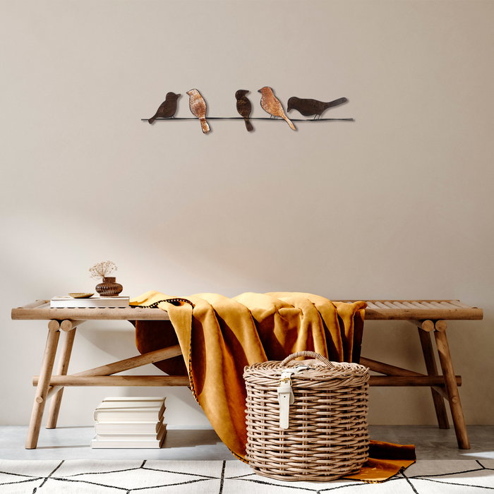 Wallity Muhabbet Accesorio Decorativo de Pared de Metal Multicolor